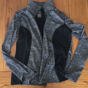 Black and Grey Zip Up